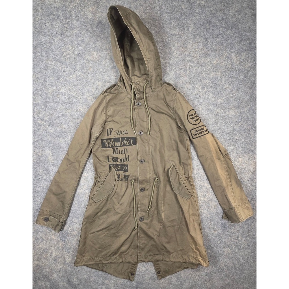 Hysteric Glamour Kurt Cobain Fishtail Parka Olive Green M-51 Jacket Nirvana XS/S